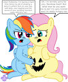 Rainbow Dash is distracted