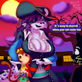 YCH with my fursona by KinkyKittyHot