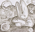 gouache sketch by teefefe