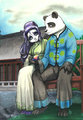  Watercolor commission for Asphyxia by ABD