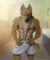 Bathroom scene