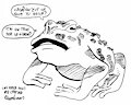 Inktober 2023 #8: toad by Oxodraw