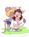 The First Kiss by andybunny