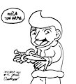 Inktober 2023 #15: dagger by Oxodraw