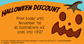 Halloween discount