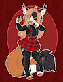 plaid pinafore by SuetonicSonic