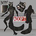 [ADOPT] Melanistic Raccoon [CLOSED] by Odonarta