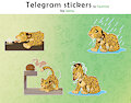 Telegram stickers for Jamu