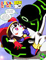 The Amazing Digital Circus X Ben 10 - Pomni and Upgrade by SilentSid1992