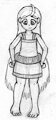 Sundress Inner Tube Girl