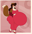 Millicent in Red