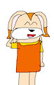 Cream Wearing A Shirt Under A Dress