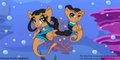 Katara and Sokka Ponies