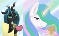 .:Chrysalis & Celestia:.