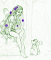 Human form Tany and a lemur