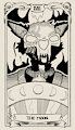 Tabaxi Tarot 18 - The Moon