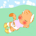 Basil Sleeping -By maryfuffly-