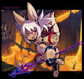 Nanachi Halloween by BunePoster