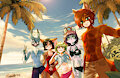 Beach group photo