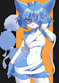 Krystal in a mummy costume