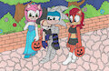 Halloween at Floral Forest Village by DragnSoul
