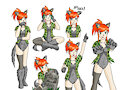 Shelly's Werewolf costume by MeiHem