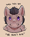 Just let him sniff you-... by ColdBloodedTwilight