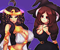 Nina and Melisa Haloween