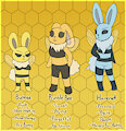 Bun Bees by HeshieokFasla