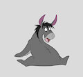 Eeyore surprised by NakedDonkeyGirl