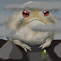 Big frog by Ormspryde