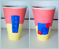Large Cup Minimalist Quilling Design by ScotzzPuppyxxx