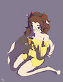 Pumpkin Spice Ellie by AviFoxArtist