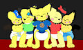 Pichu hugs.