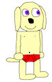 Gift: Owen the Dog in Underwear