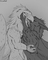Romantic Bird Moment by Pentazer