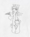 Lyra and Bonbon by stoneypony