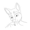 WIP Husky by kuromerupanthar