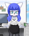 Azurea busy day by Loufmirr