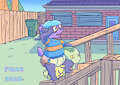 Snek And Stairs by Friar