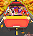 “Road trip!” Illustration