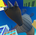 Happy Dragonite Sky by Tyrnn