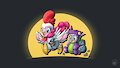 Pinkie and Spike Nightmare Night