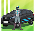 Timothy Soro (as a Bird) and His Car