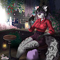 Zinnia's Misterious Portrait by TsarinArt