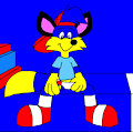 Alex the Fox Putting a Diaper on Himself by ToonlandianFox2002