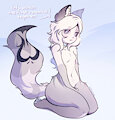 A gift for snow wolf by Kotyunya