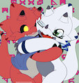 Random Free Gammamon Doodle - Gammazar & Azzie