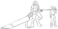 Heavy and Swordsman Sketch