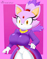Blaze the Cat by Drawxter